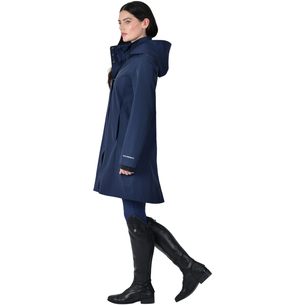 2026 WeatherBeeta Womens Protect Waterproof Longline Riding Jacket 1029988 - Navy